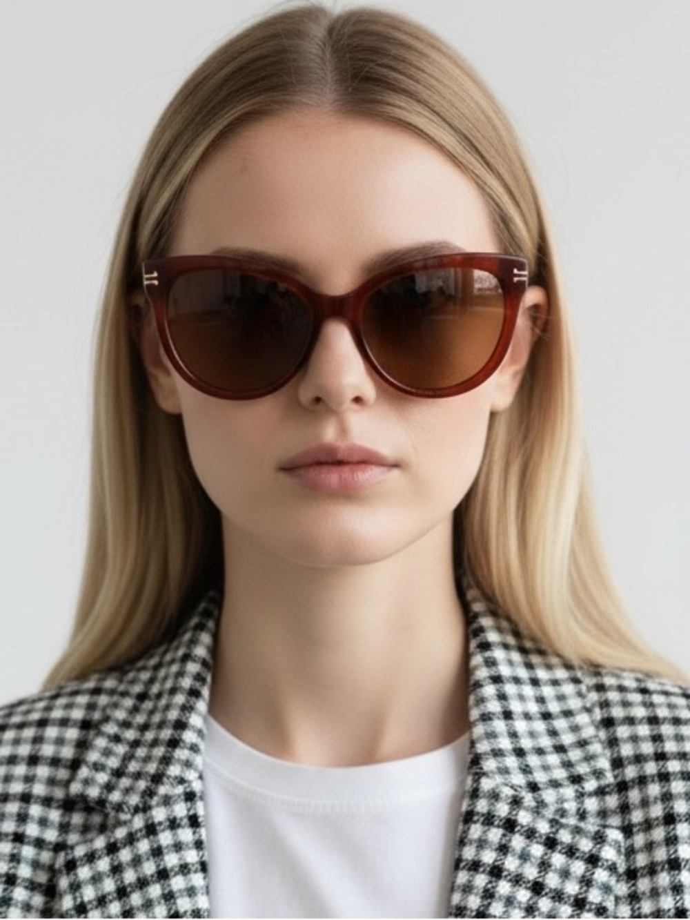 Marc Jacobs Cat Eye Brown Sunglasses